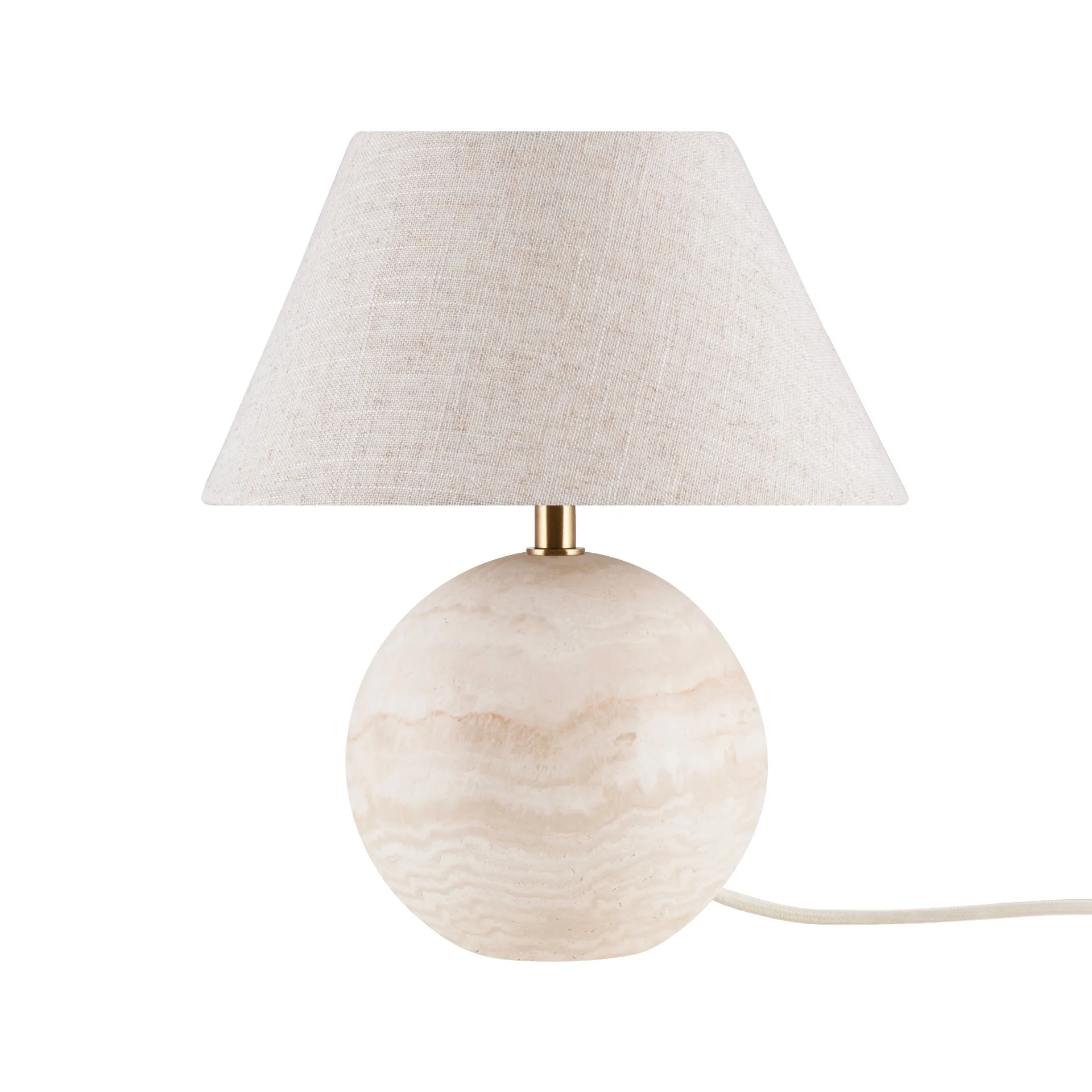 Castello 24 bordslampa, Travertin Globen Lighting
