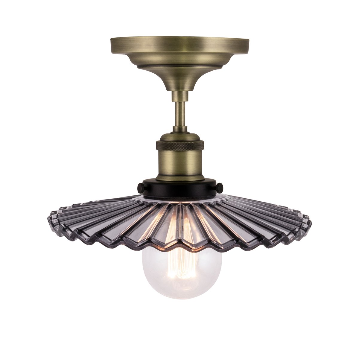 Globen Lighting Cobbler plafond 25 cm Rök | Skandinavisk Design | Plafonder | Grå