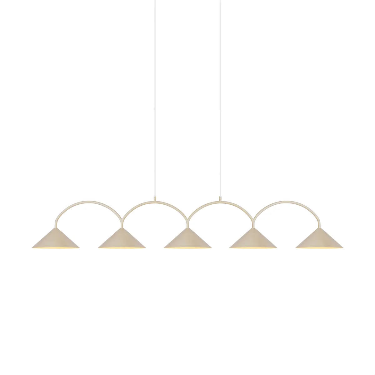 Globen Lighting Curve pendel 5 Beige