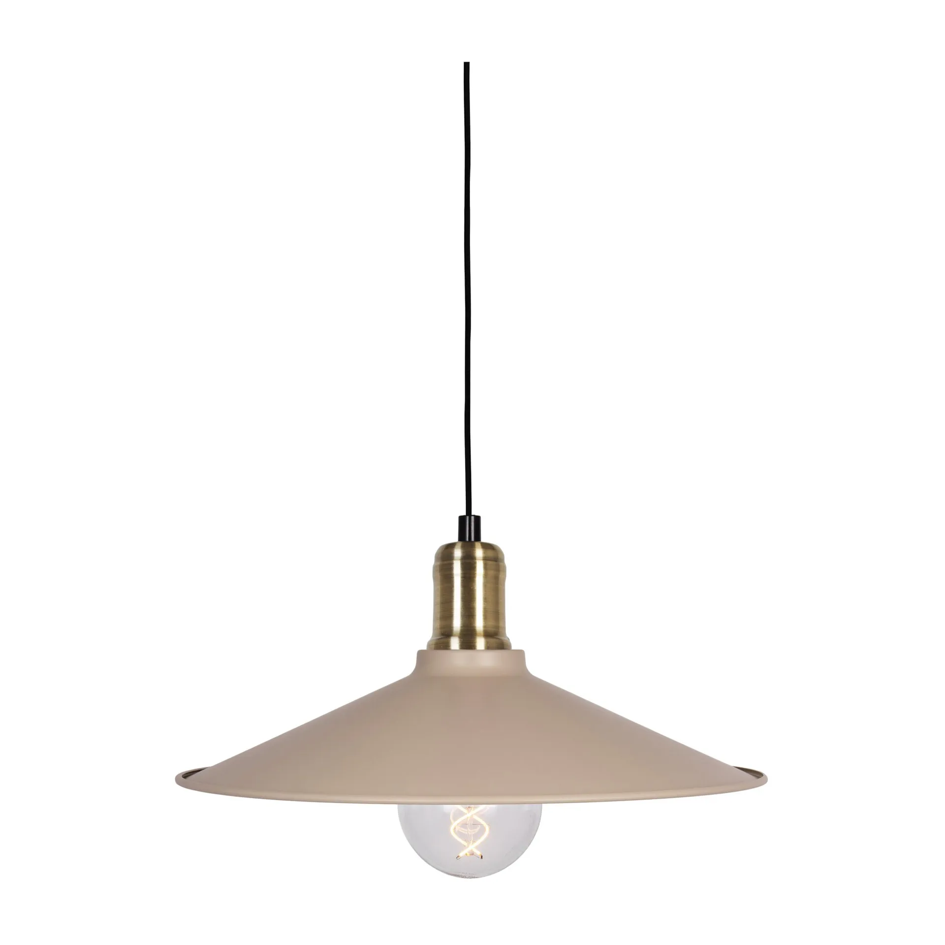 Disc pendel, Beige Globen Lighting