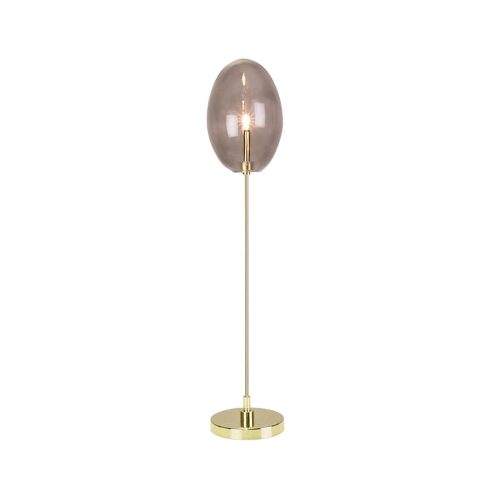 Drops bordslampa - mässing, rökfärgat glas - Globen Lighting