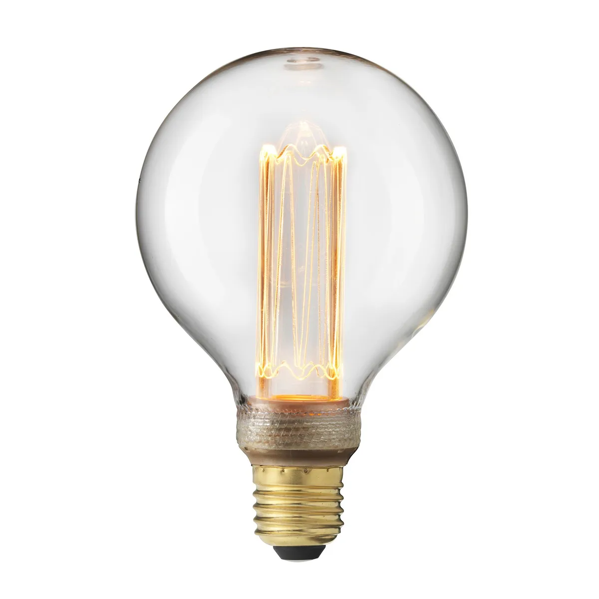 Globen Lighting E27 LED laser filament glob dimbar 9,5 cm, E27