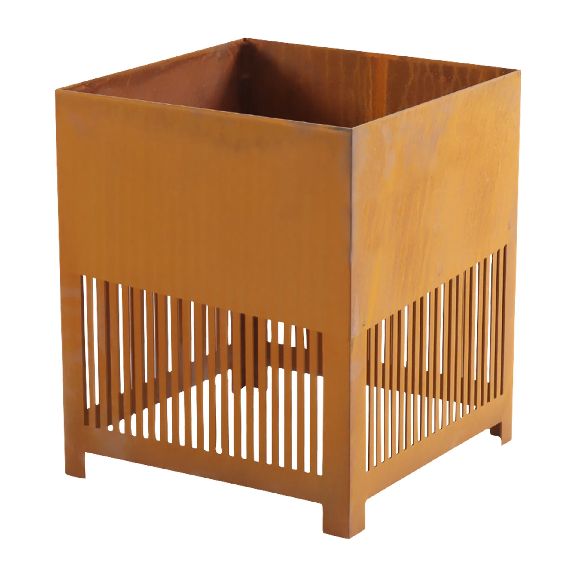 Falsterbo golvlampa/kruka 40 cm, Rå Corten Globen Lighting