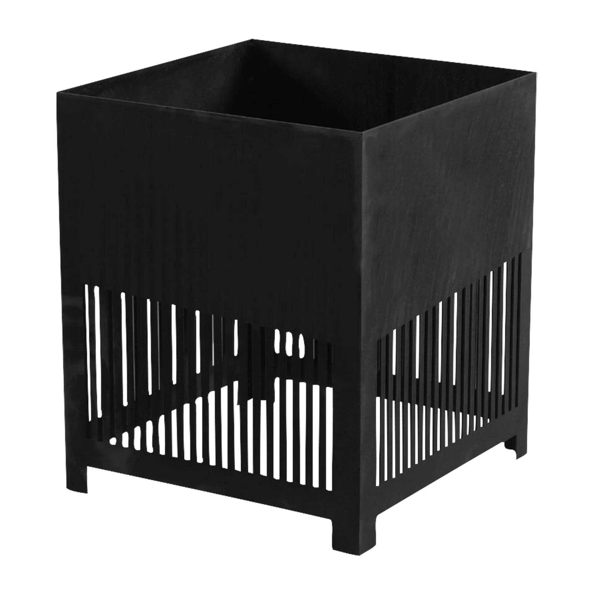 Falsterbo golvlampa/kruka 40 cm, Svart Corten Globen Lighting