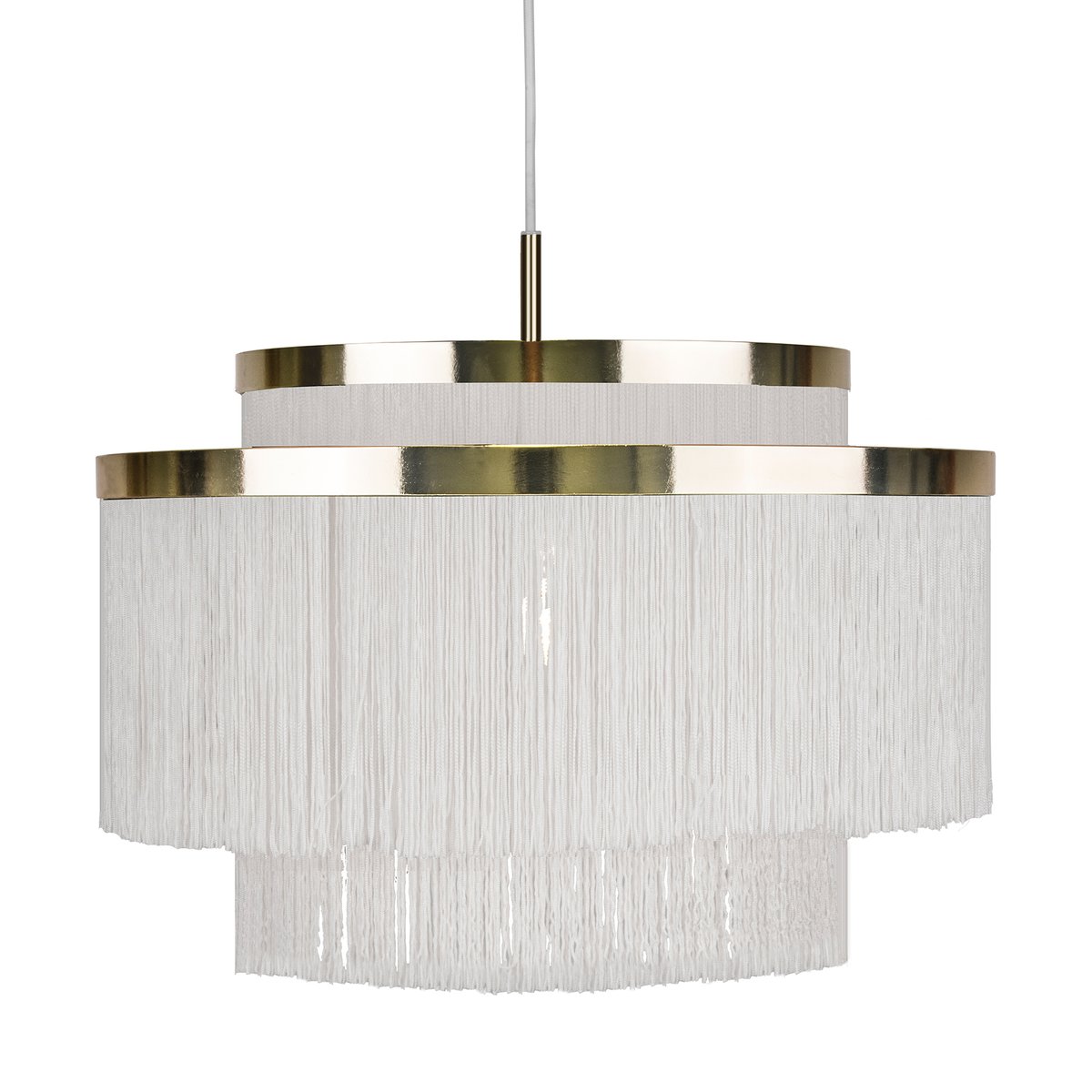Globen Lighting Frans taklampa vit, mässing | Skandinavisk Design | Taklampor & Pendlar | Vit