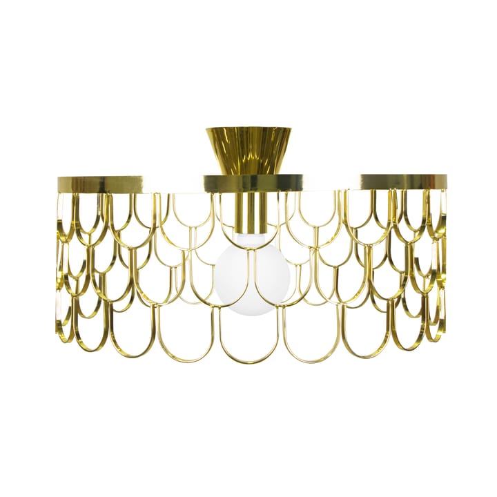 Gatsby plafond, mässing Globen Lighting