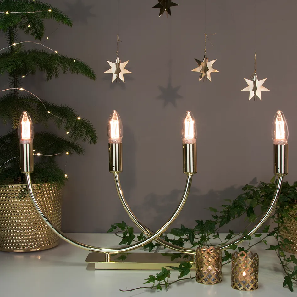 Grace bordslampa, mässing Globen Lighting