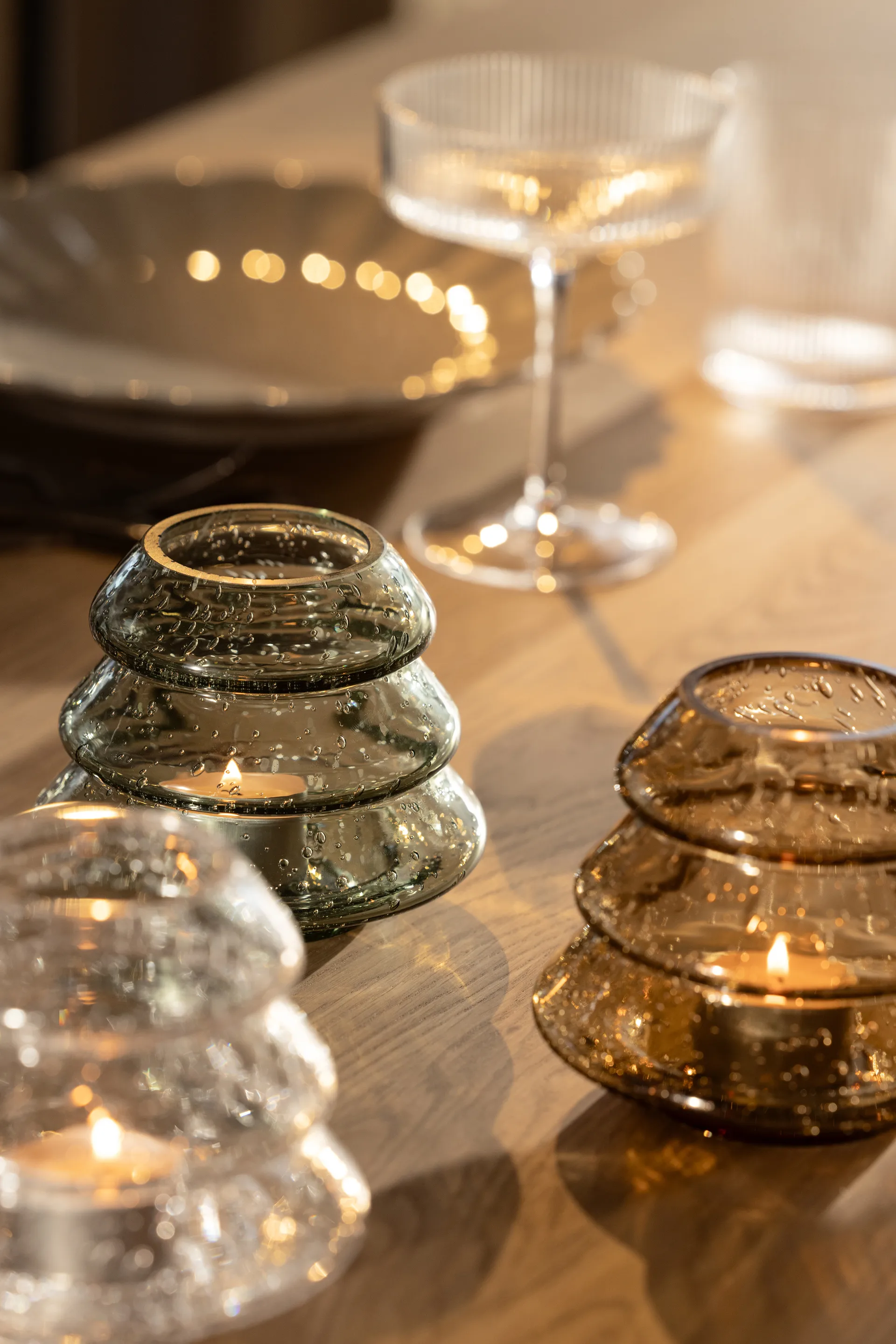 Gran 12 värmeljushållare, Grön Globen Lighting