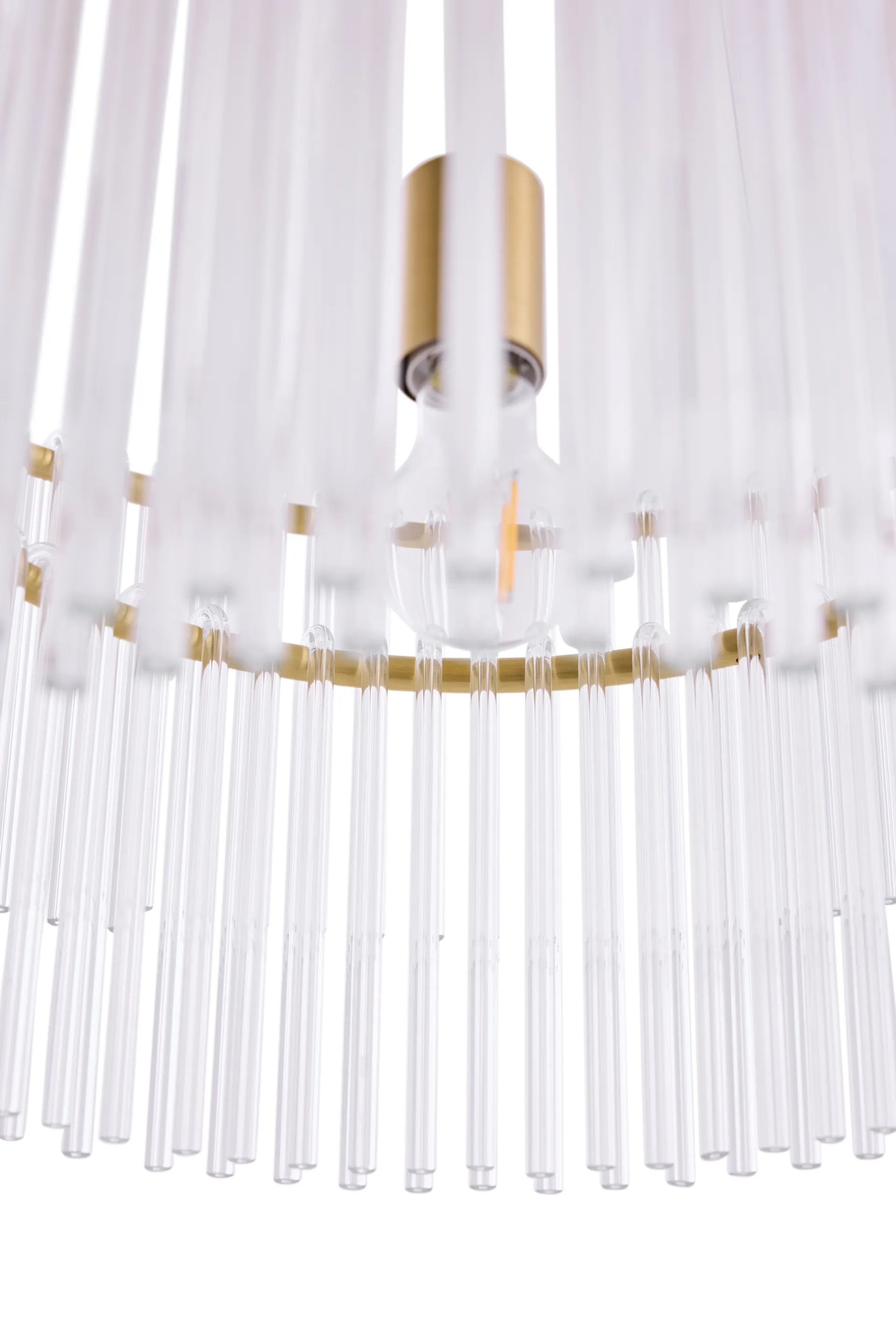 Hook 60 pendel, Klar-borstad mässing Globen Lighting