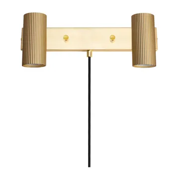 Hubble 2 vägglampa - Borstad mässing - Globen Lighting