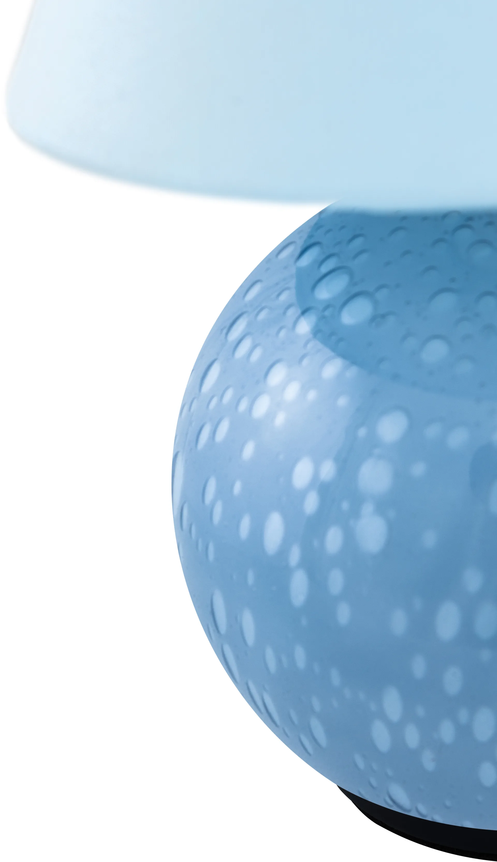 Iris 16 portabel bordslampa, Duvblå Globen Lighting