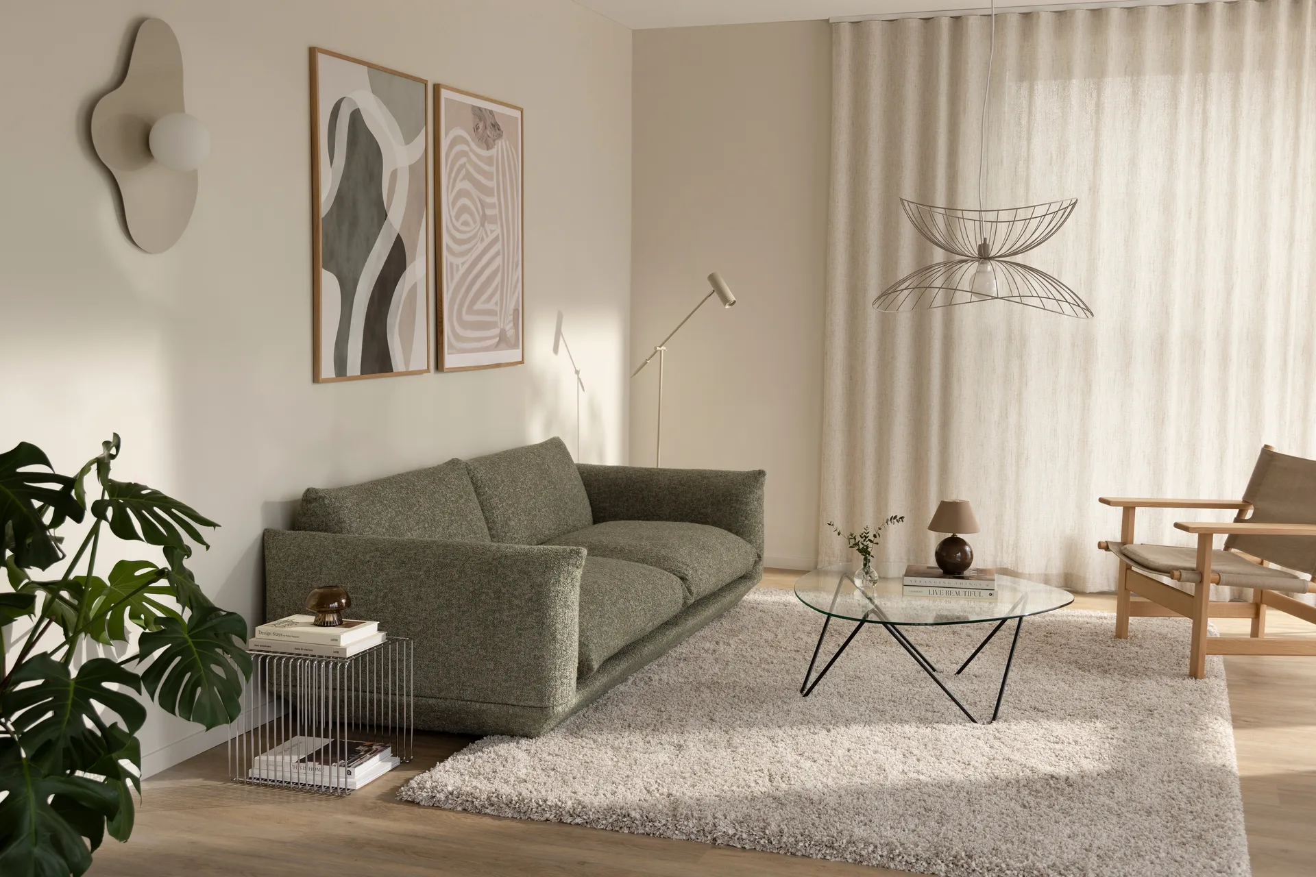 Iris 16 portabel bordslampa, Mocha Globen Lighting