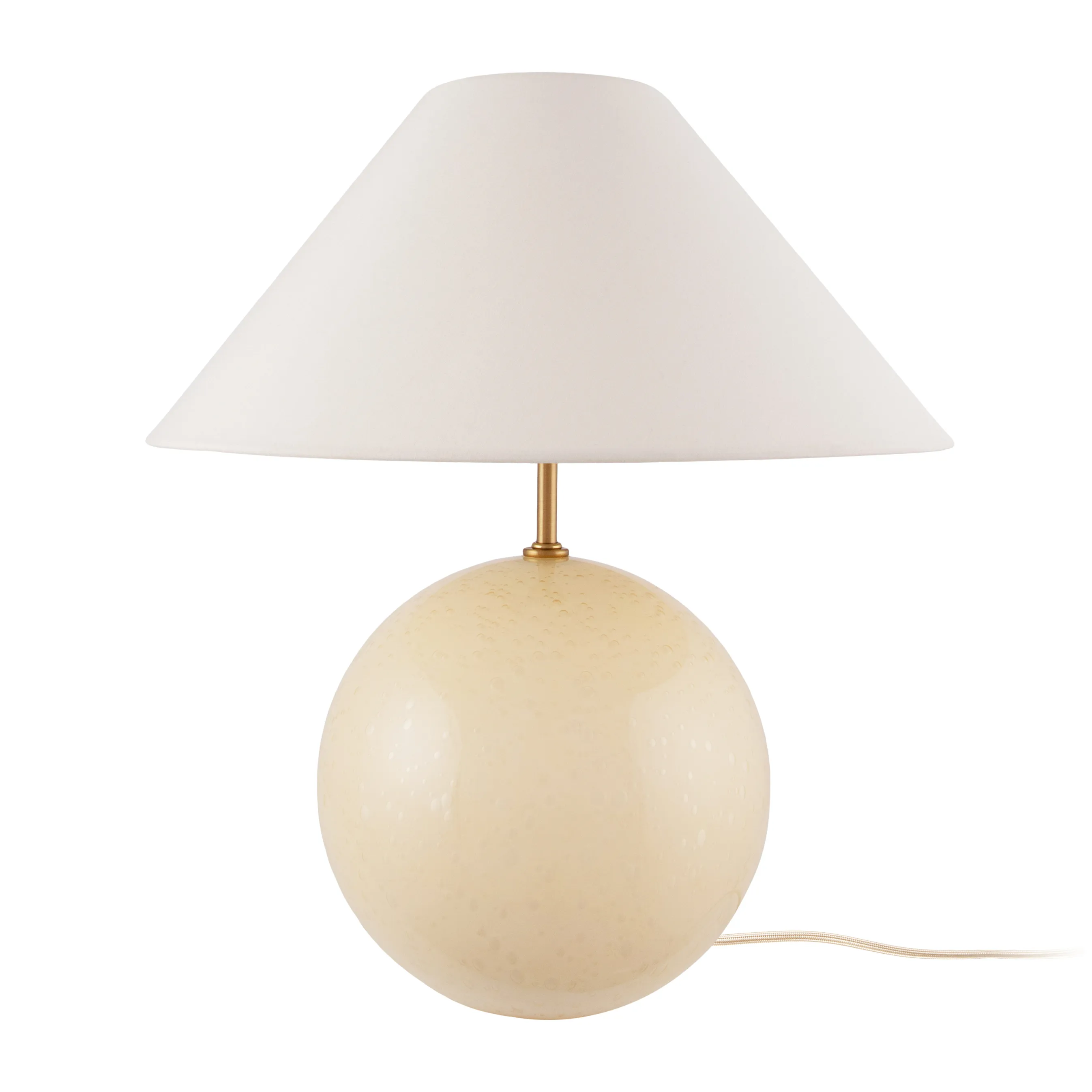 Iris 35 bordslampa 39 cm, Creme