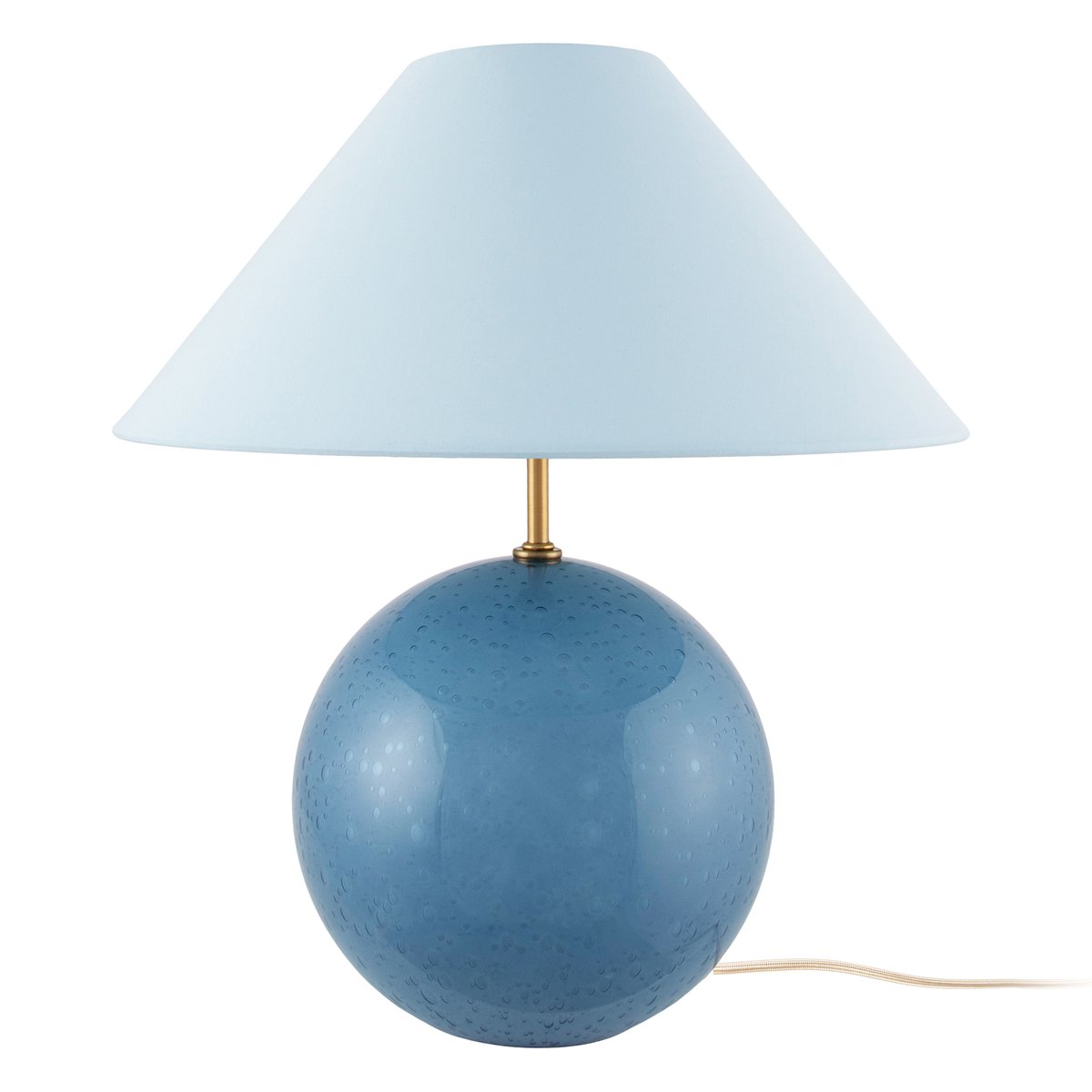 Globen Lighting Iris 35 bordslampa 39 cm Duvblå | Skandinavisk Design | Bordslampor | Blå