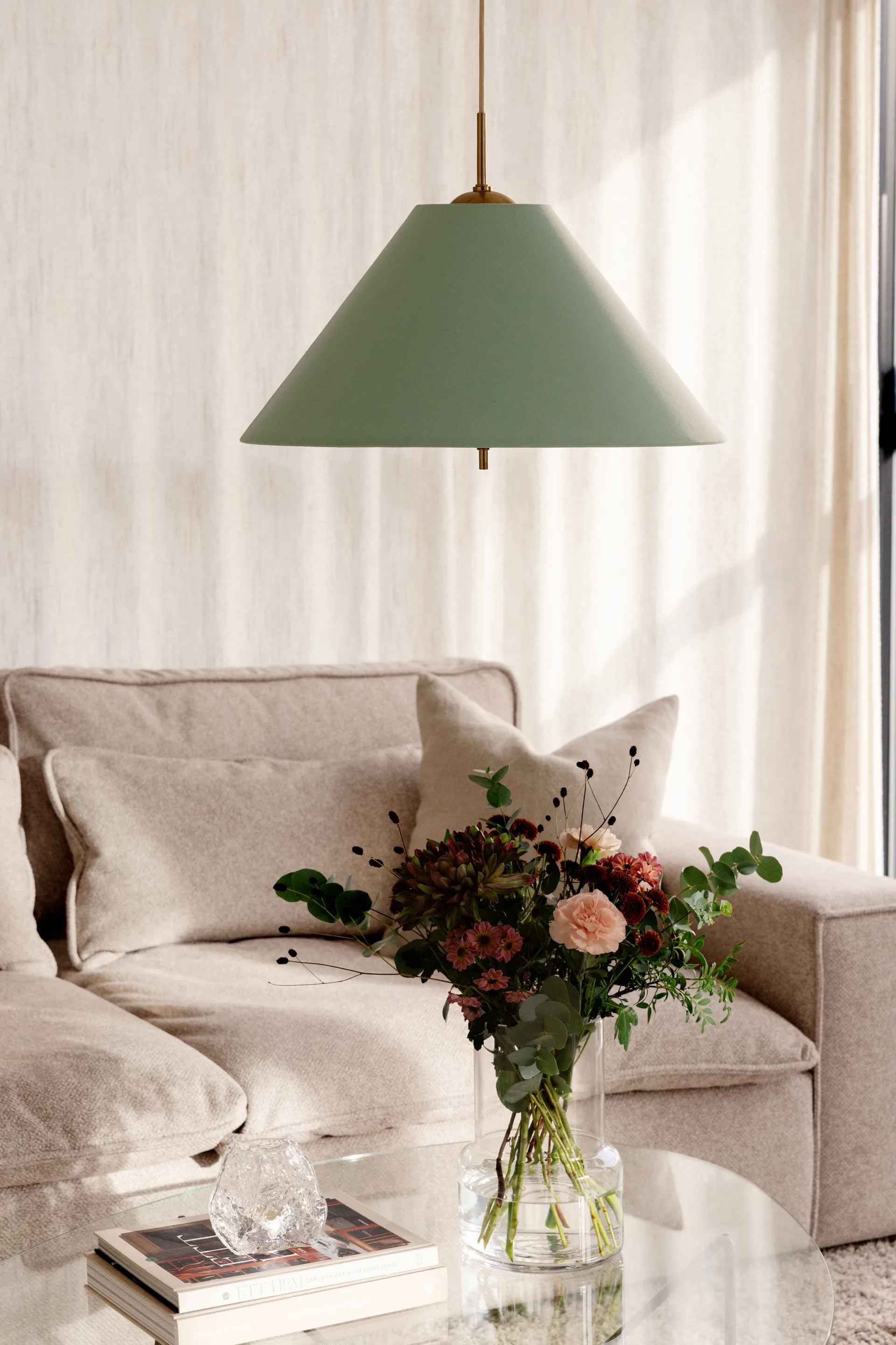 Iris pendel  50, Grön Globen Lighting