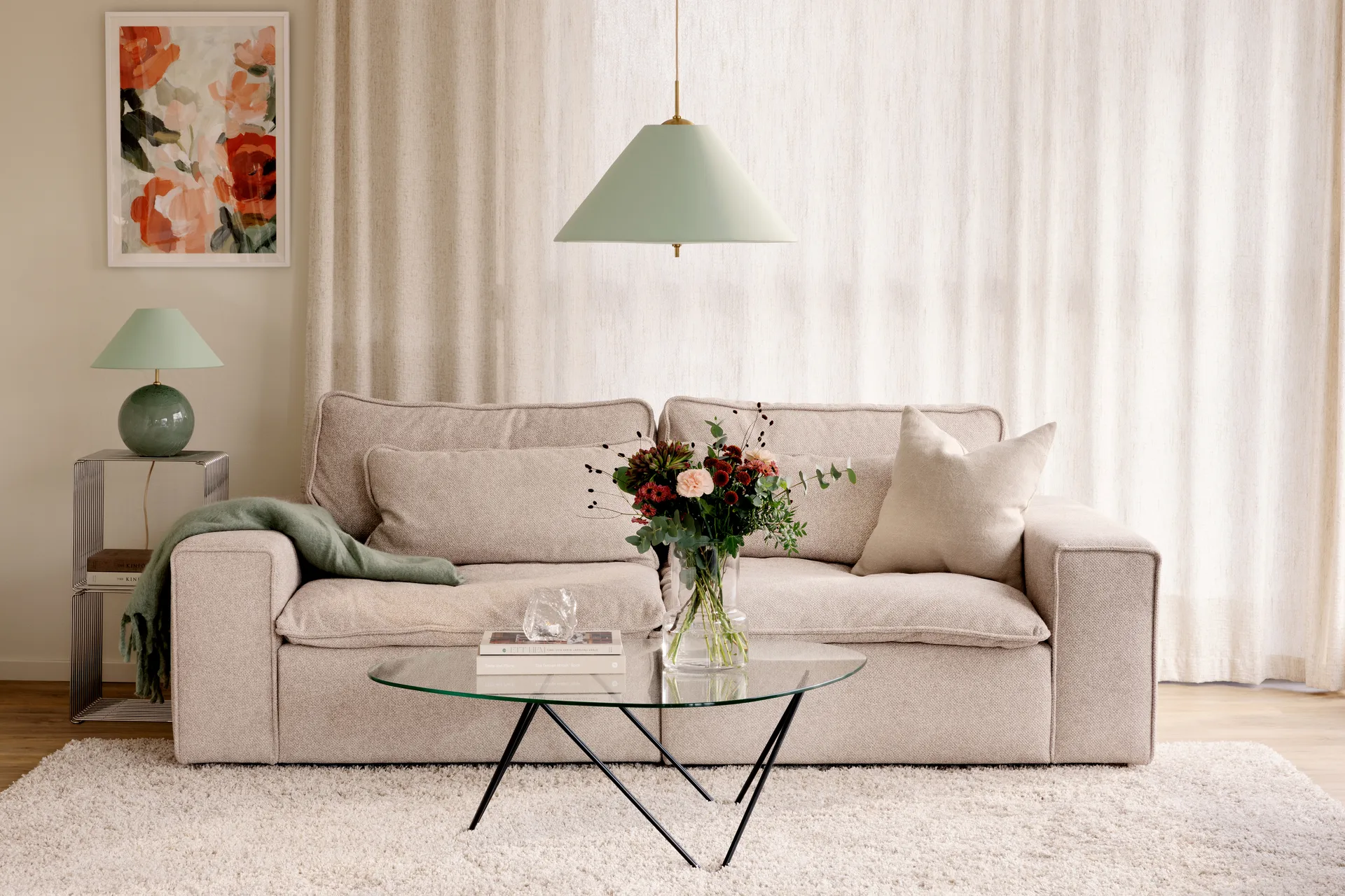 Iris pendel  50, Grön Globen Lighting