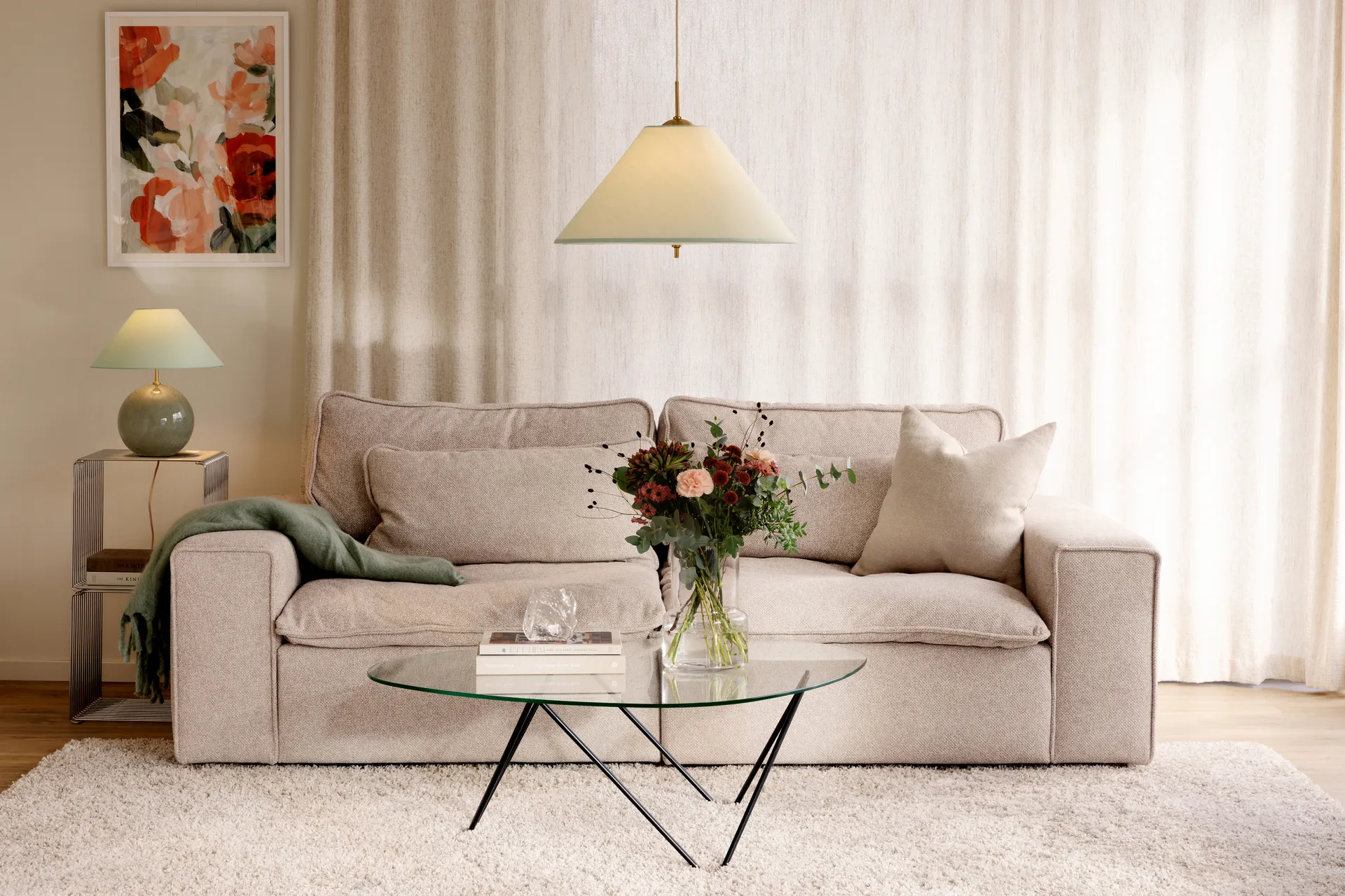 Iris pendel  50, Grön Globen Lighting