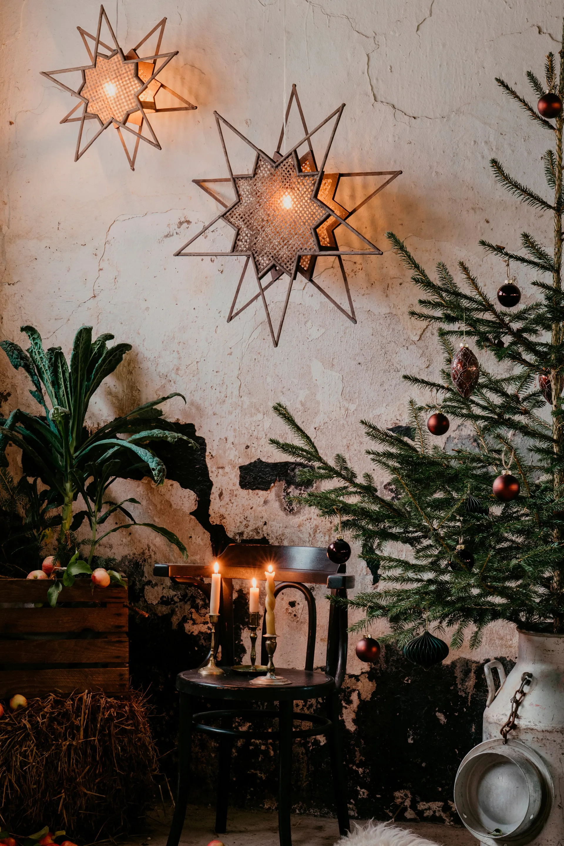 Karin adventsstjärna Ø45 cm, Brun Globen Lighting