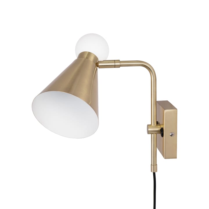 Ludo vägglampa, Borstad mässing Globen Lighting