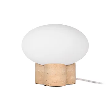 Mammut bordslampa Ø20 cm - Travertin - Globen Lighting