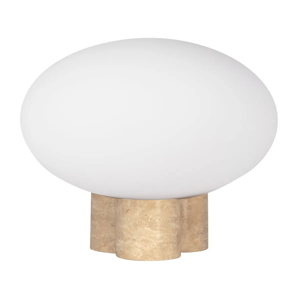Globen Lighting Mammut bordslampa Ø28 cm Travertin