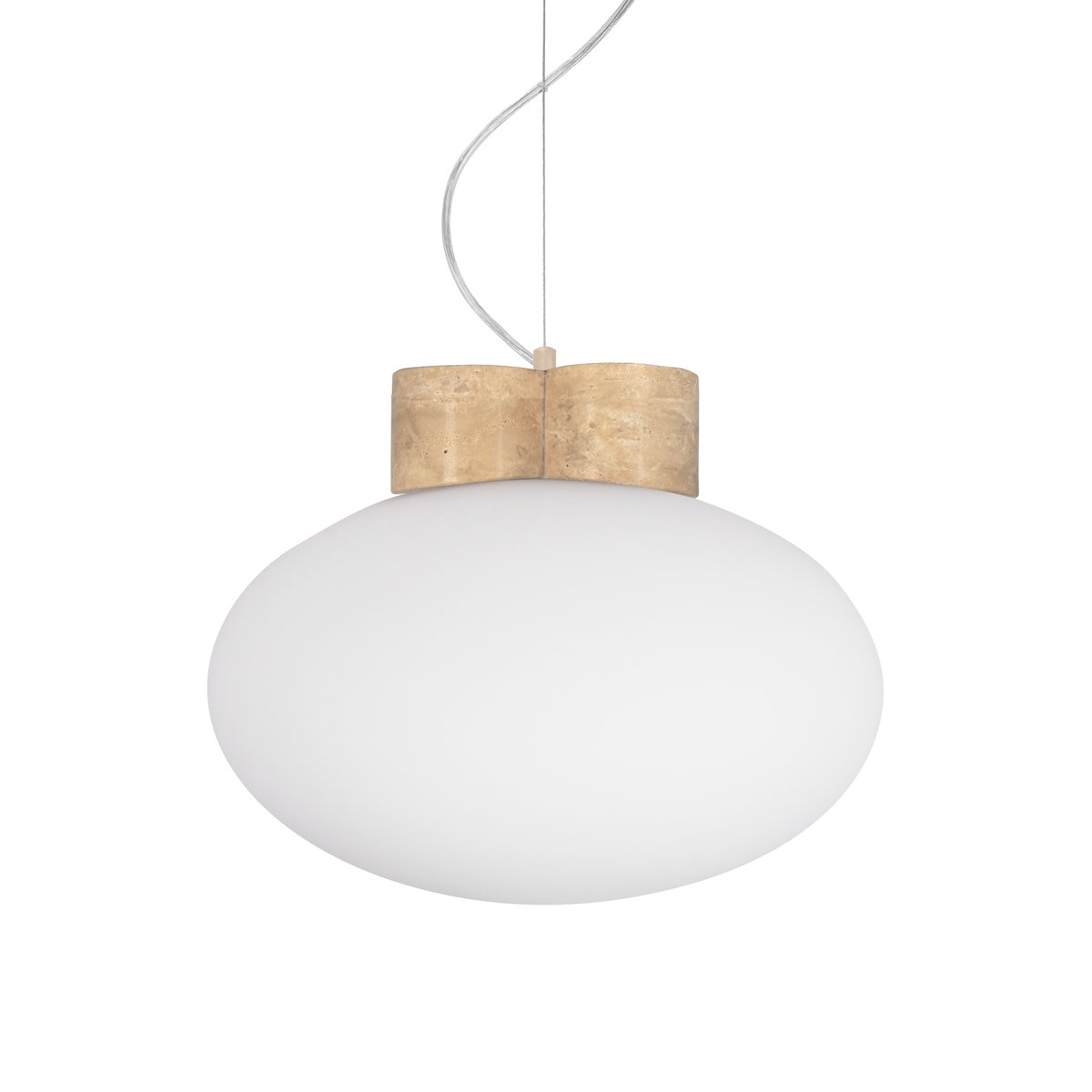 Globen Lighting Mammut pendel 30 cm Travertin | Skandinavisk Design | Taklampor & Pendlar | Beige
