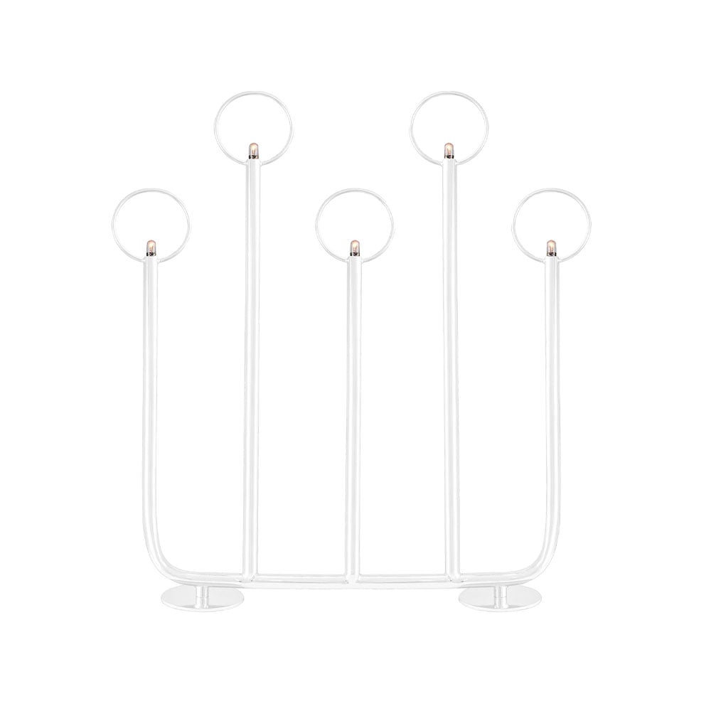 Globen Lighting Natale 5 adventsljusstake vit | Skandinavisk Design | Adventsljusstakar | Vit