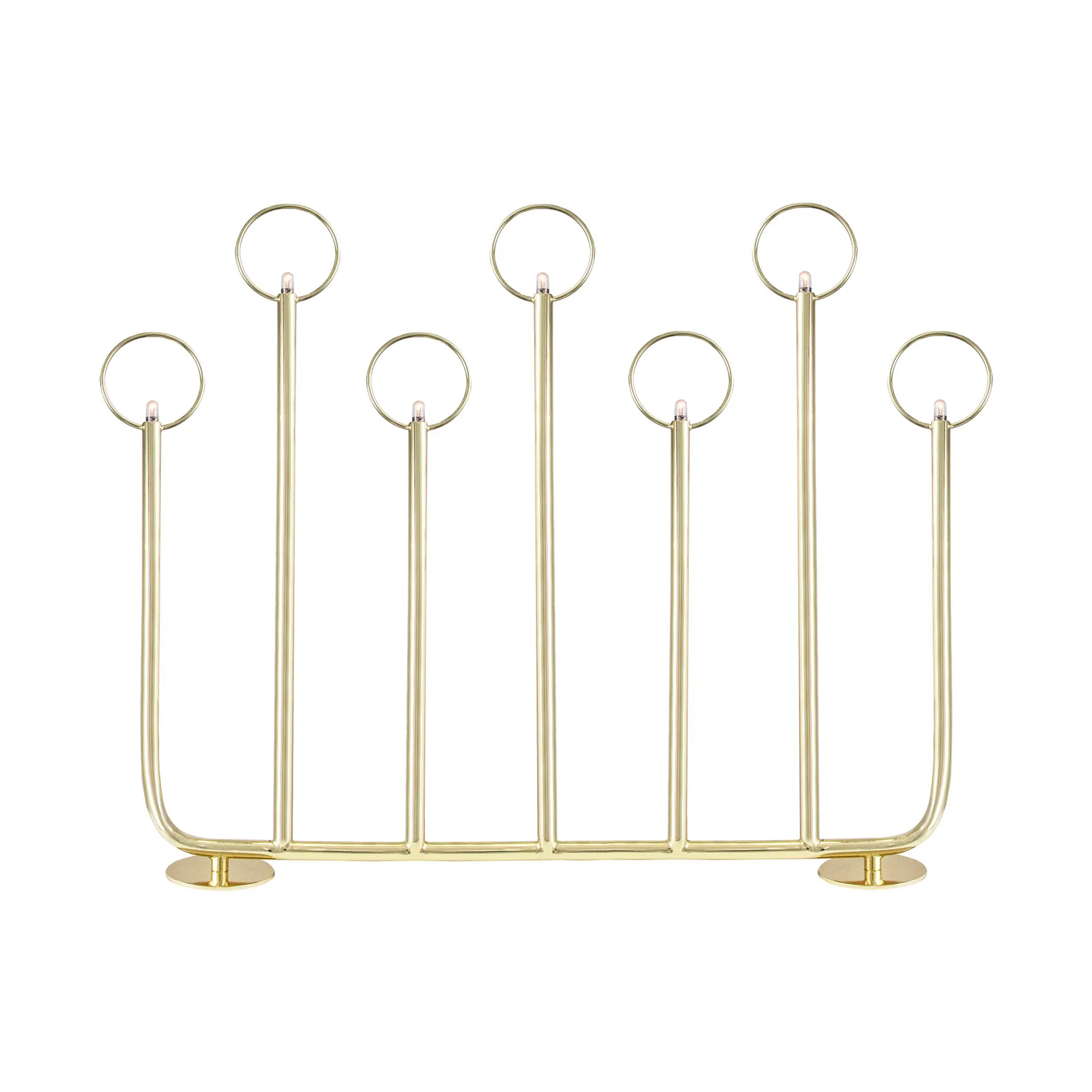 Natale 7 adventsljusstake, Mässing Globen Lighting