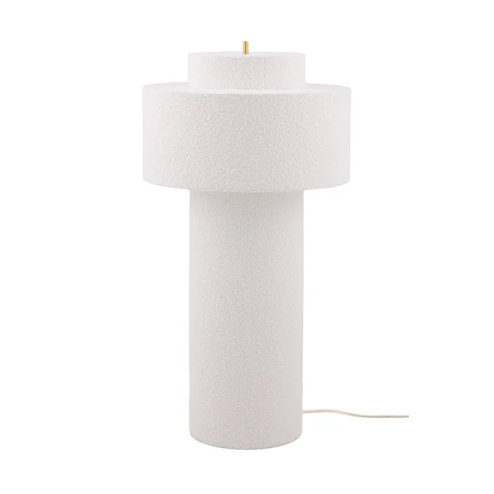 Noah golvlampa - Vit bouclé, Ø45x88 cm - Globen Lighting
