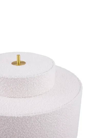 Noah golvlampa - Vit bouclé, Ø45x88 cm - Globen Lighting