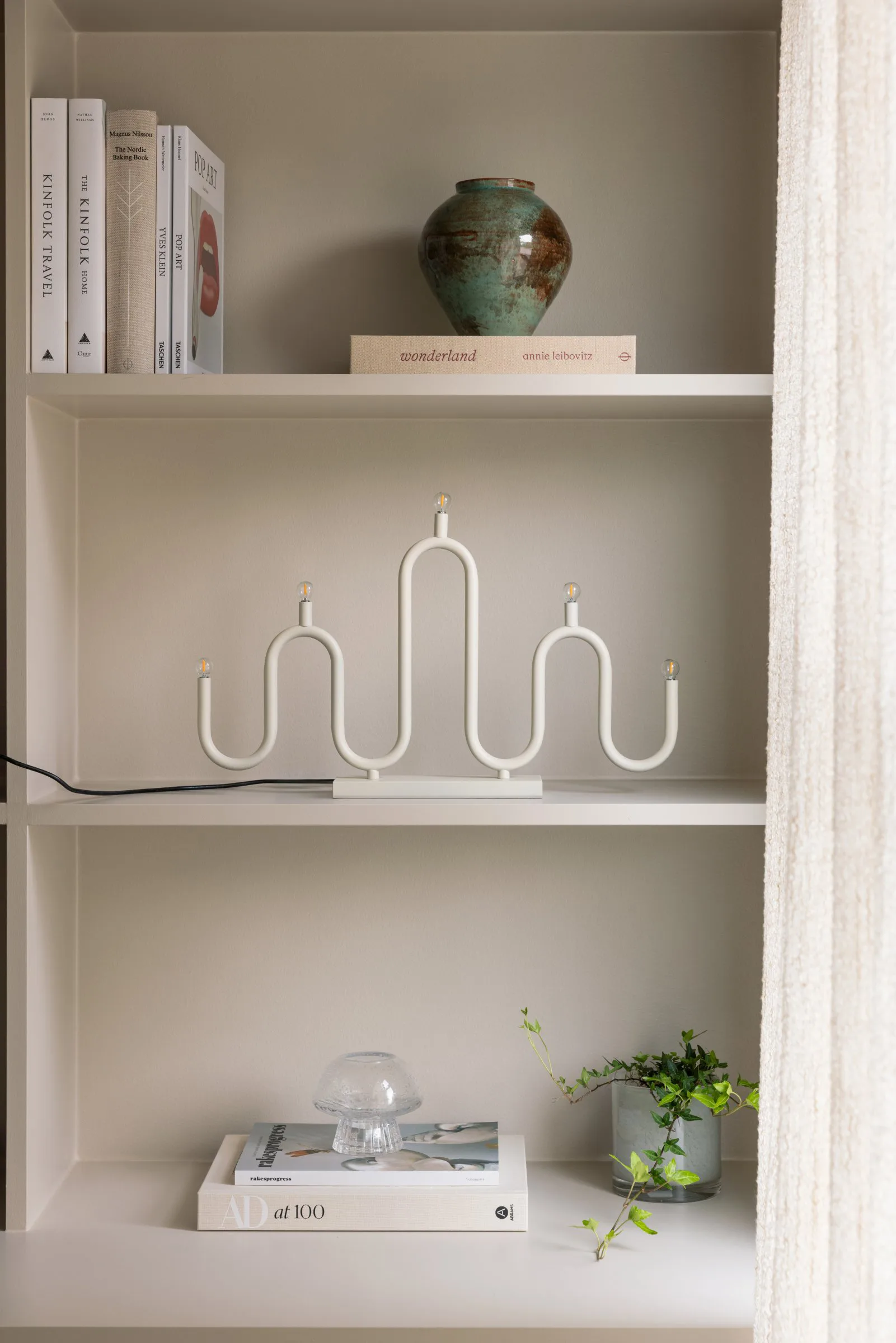 Noel 5 adventsljusstake, Elfenbensvit Globen Lighting