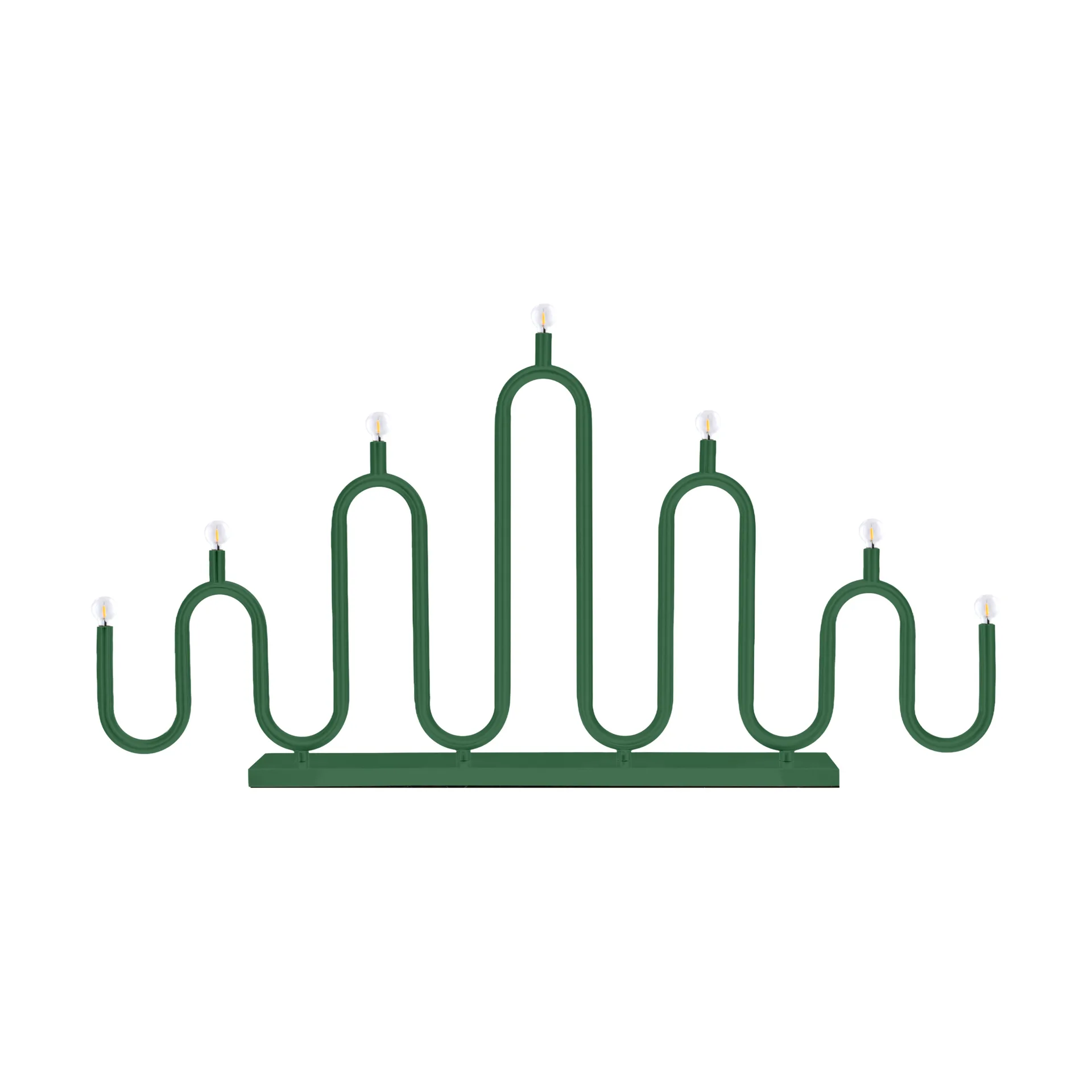 Noel 7 adventsljusstake, Grön Globen Lighting