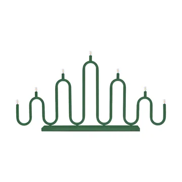 Noel 7 adventsljusstake - Grön - Globen Lighting