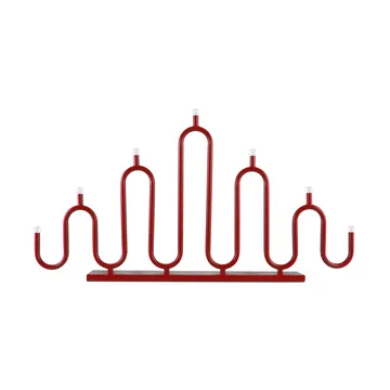 Noel 7 adventsljusstake - Röd - Globen Lighting