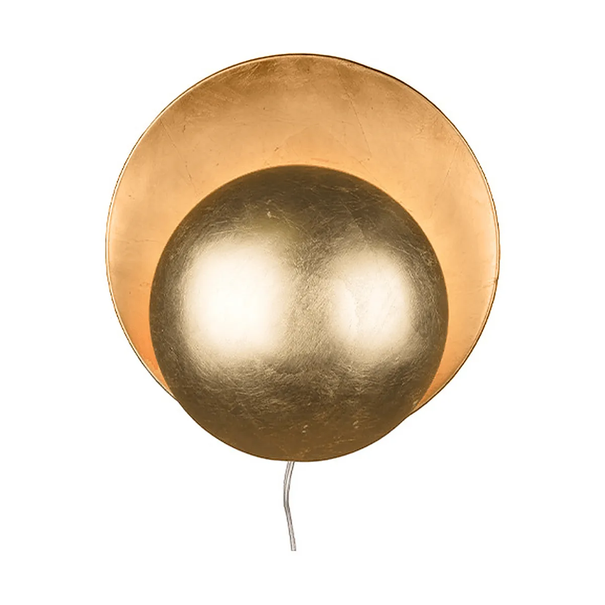 Orbit vägglampa, guld Globen Lighting