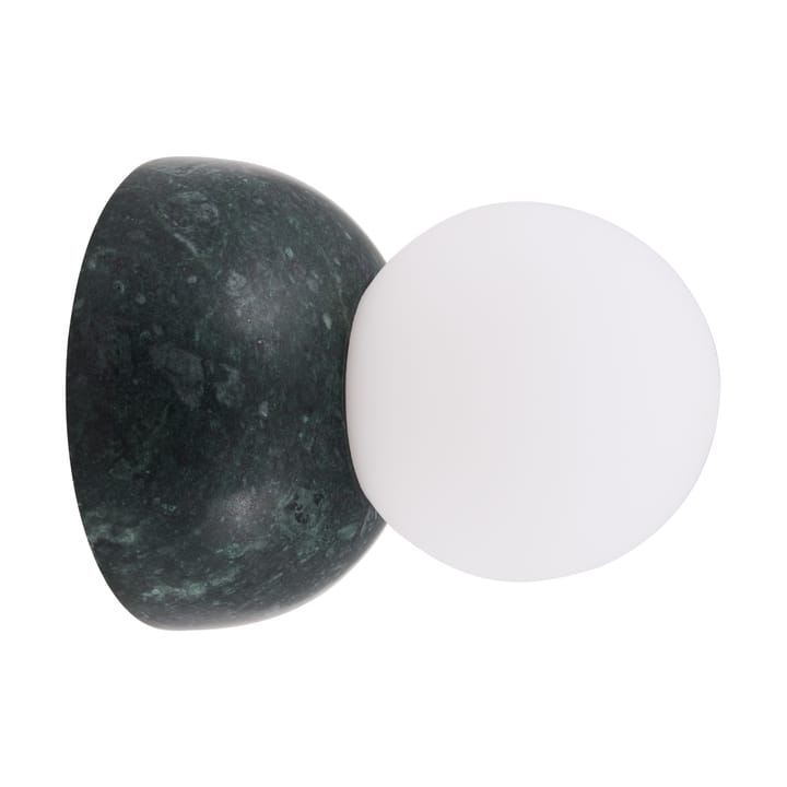 Torrano vägglampa/plafond 13 cm - Mörkgrön marmor - Globen Lighting