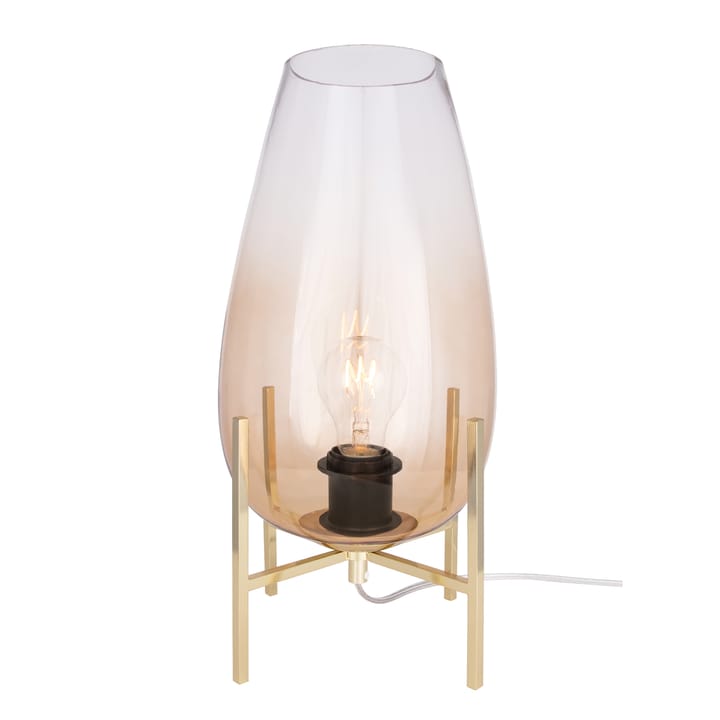 Tulip bordslampa mässing - Amber - Globen Lighting