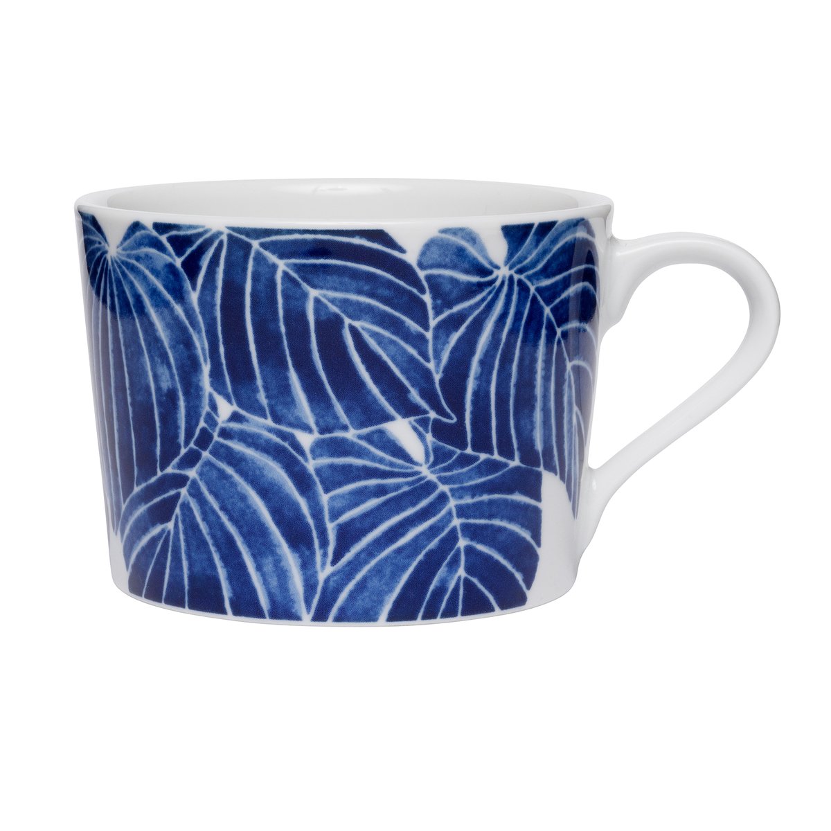 Götefors Porslin Botanica kopp med öra Funkia | Skandinavisk Design | Kaffekoppar | Blå