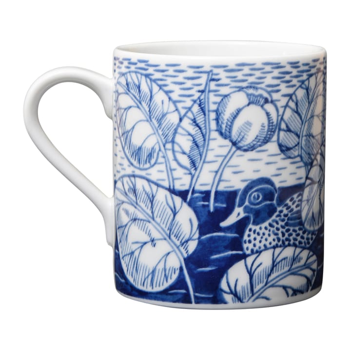 Duck pond mugg 35 cl, Blå Götefors Porslin