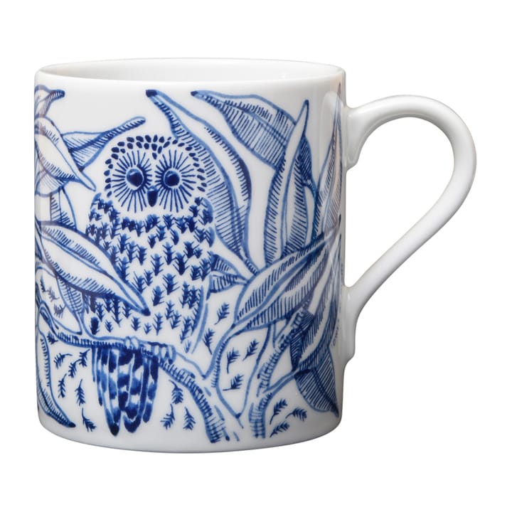 Owls at night mugg 35 cl - Blå - Götefors Porslin