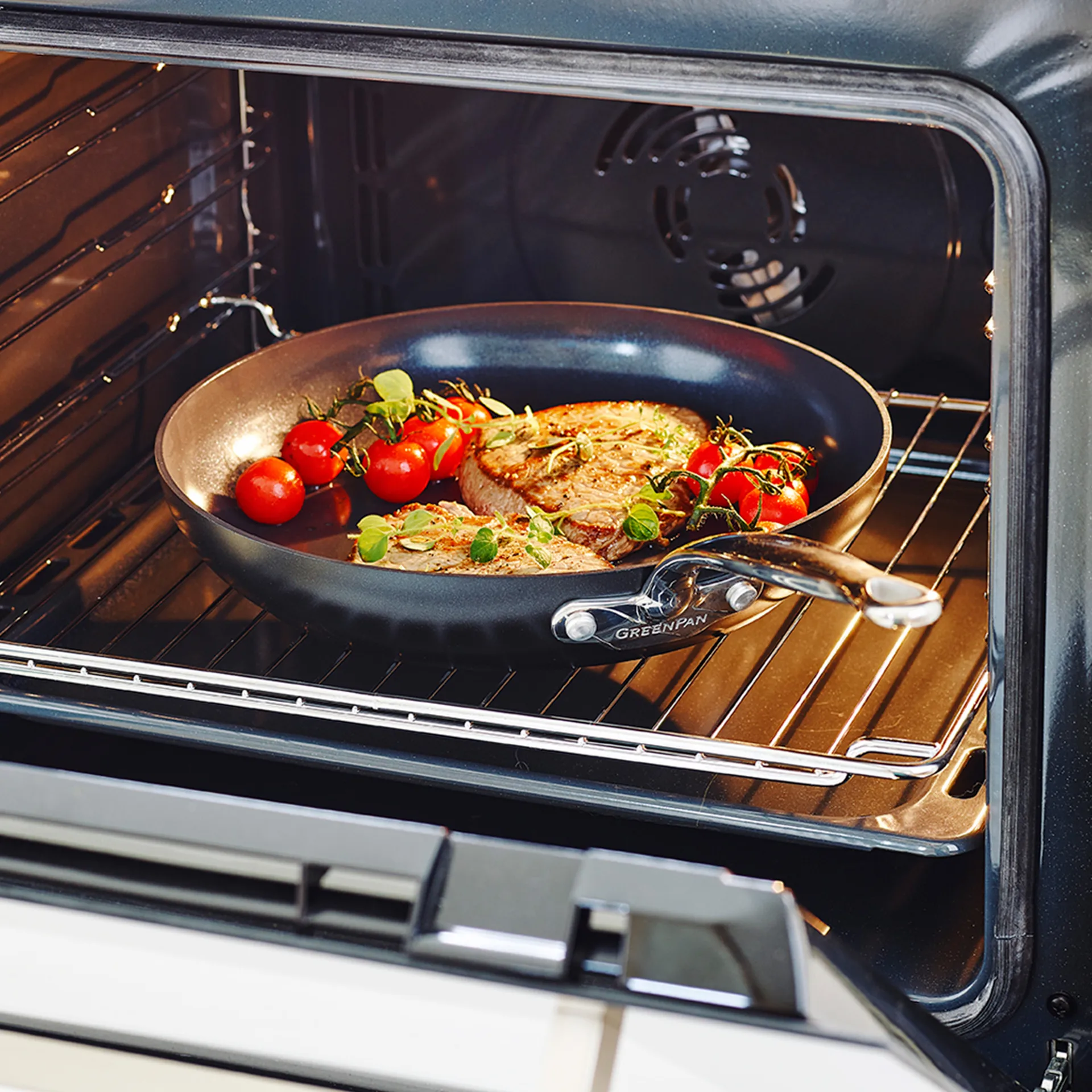 Barcelona stekpanneset, 24 + 28 cm GreenPan