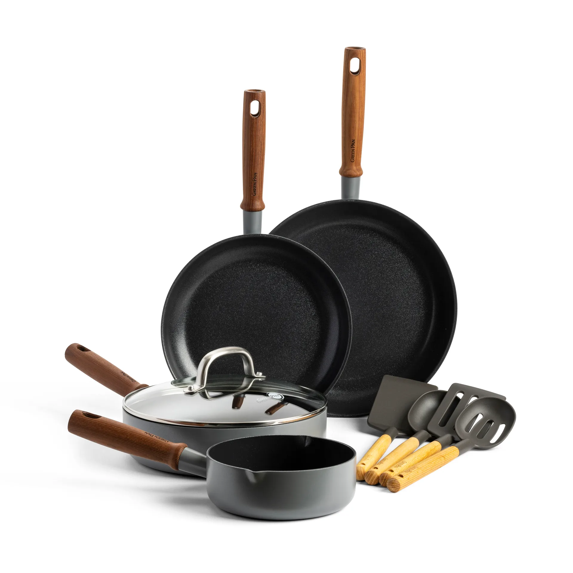 Mayflower Pro gryt- och stekpanneset, 9 delar GreenPan