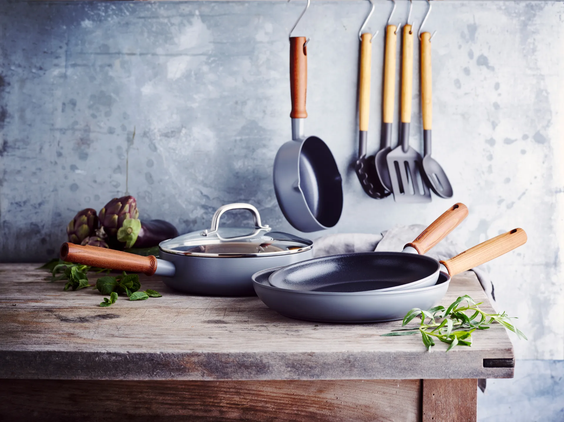 Mayflower Pro gryt- och stekpanneset, 9 delar GreenPan