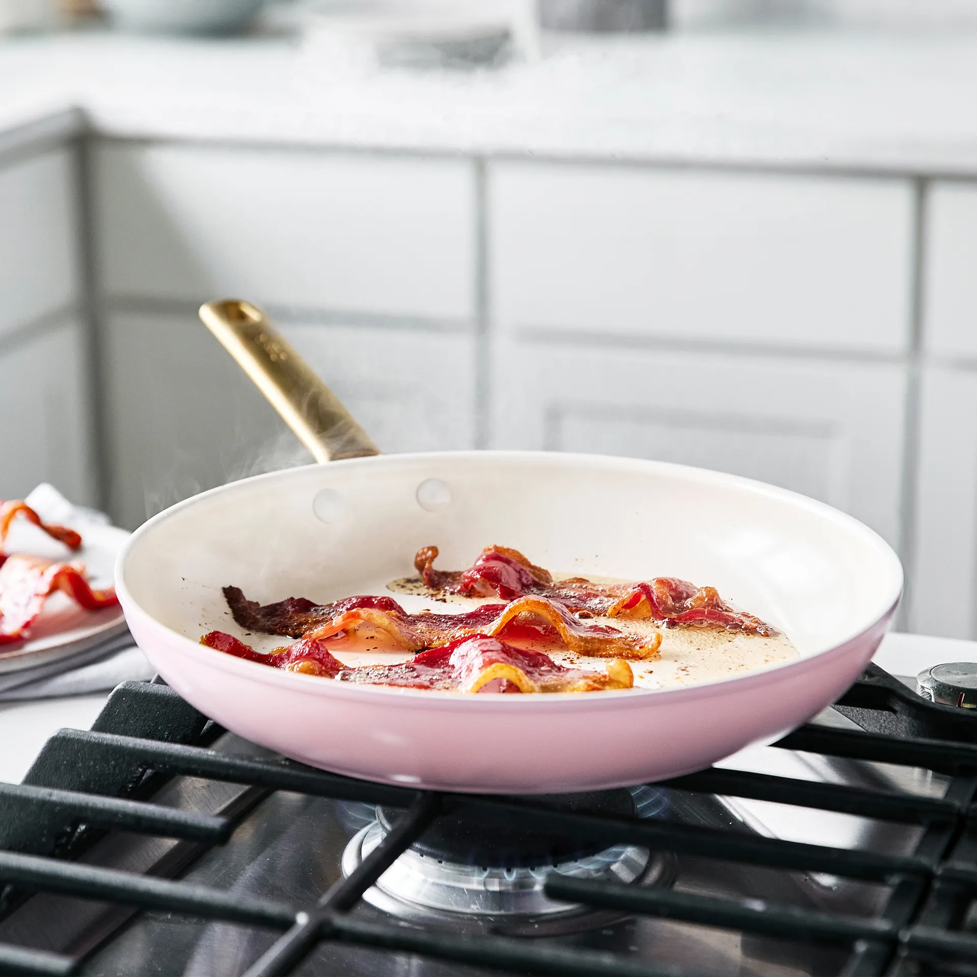 Padova stekpanneset 20 + 26 cm, Blush pink GreenPan