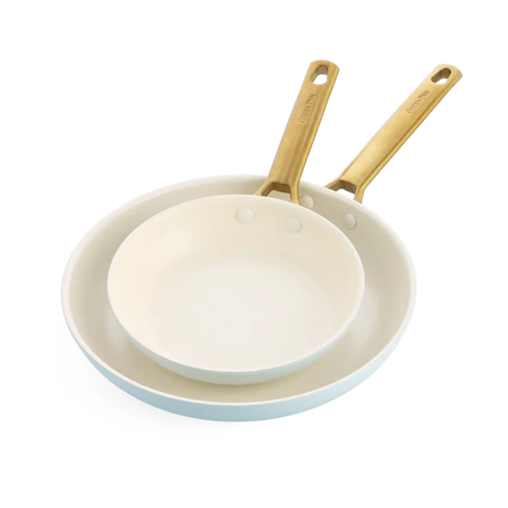 Padova stekpanneset 20 + 26 cm, Light blue GreenPan