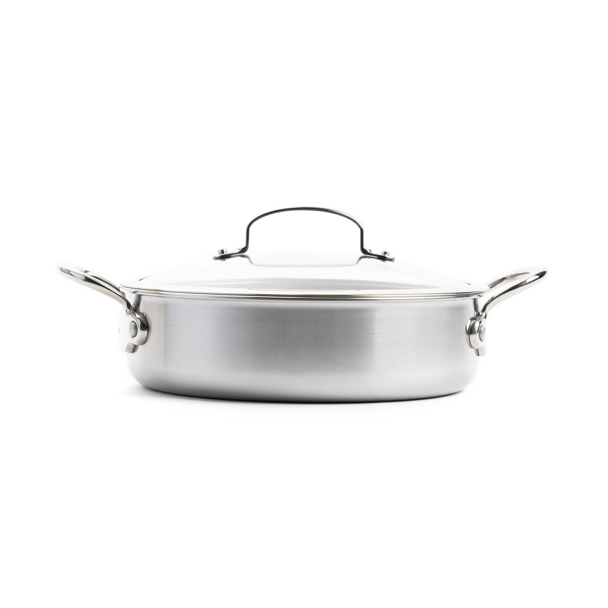 GreenPan Premiere traktörpanna med lock 26 cm | Skandinavisk Design | Traktörpannor & Sauteuser | Silverfärgad