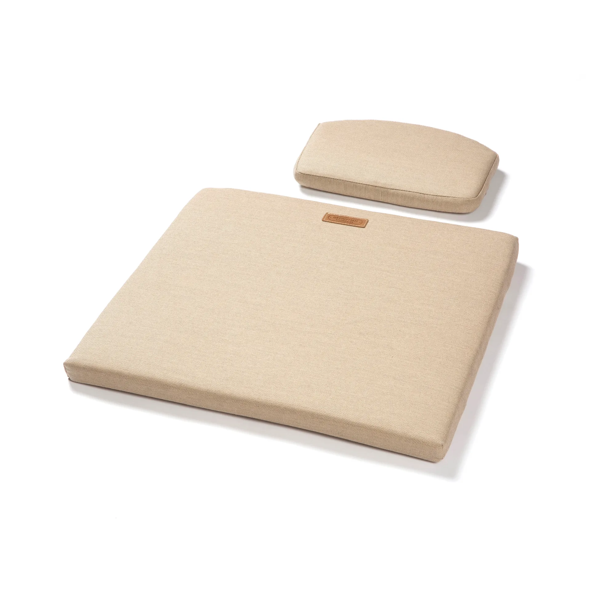 A3 dynsats nack/sittdyna, Sunbrella beige Grythyttan Stålmöbler