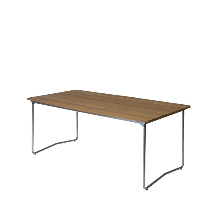B31 matbord - 170x92 cm, Ek olja-varmförzinkat stativ - Grythyttan Stålmöbler