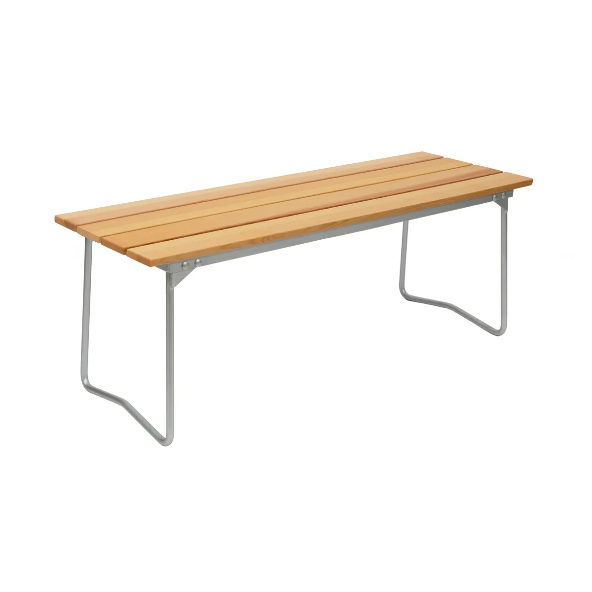 Grythyttan Stålmöbler Bänk 8 bänk Furu olja-varmförzinkat stålstativ