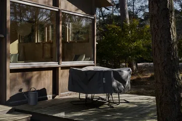 Grythyttan möbelskydd - 9A matbord 100/120 cm + stolar - Grythyttan Stålmöbler